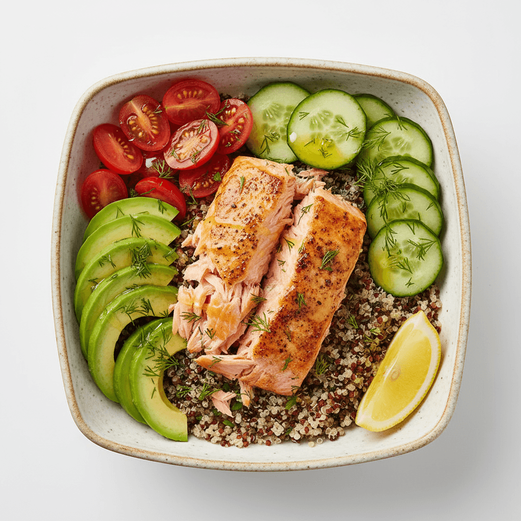 Salmon Quinoa Bowl